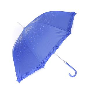 Royal Diamante Sparkly Frilly Umbrella