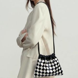 Woven Drawstring Pouch Bag