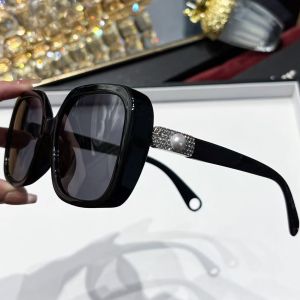 Oversized Frame with Unique Pearl Accent in Black