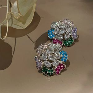 Rainbow Jewells Flower Earrings EUR537