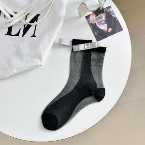 SD087 Buckle Accent Socks in Black