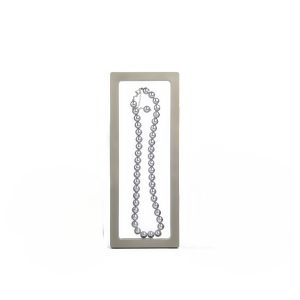 Grey See Through Jewellery Box Long Single