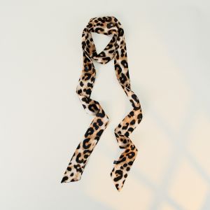 Classic Leopard Tie Scarf