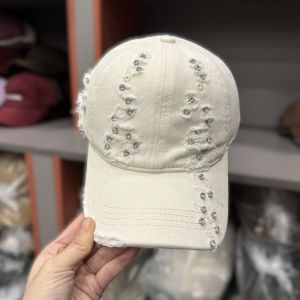 Chic Denim Bling Hat Cap