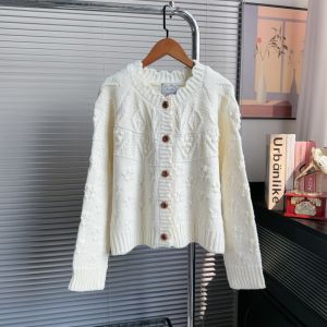 Boho Textured Cable Knit Cardigan