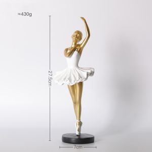 ST042 The Dancing Ballerina Decoration in Gold