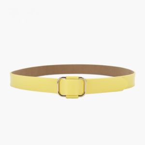 Gold Square Buckle Belt