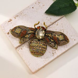 Crystal Large Bee Brooch 