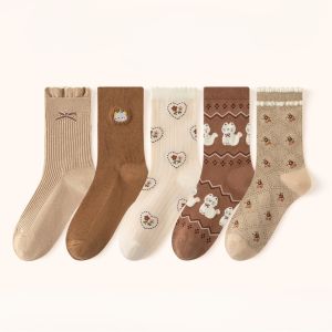 Cat or Flowers 1 Pair Random Design Sent