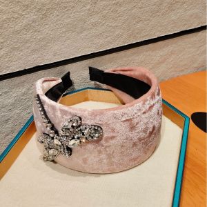 Velvet Headband with Crystal Dragonfly