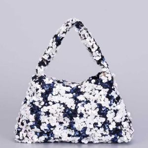 Sparkling Sequins Two Tone Evening Bag
