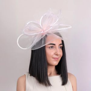 TGH021 Pearl and diamante mix in Pale Pink